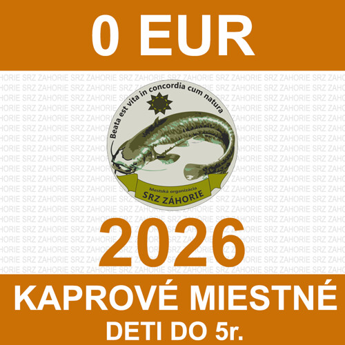 2. DETI do 5 r.- kaprové miestne povolenie 2026
