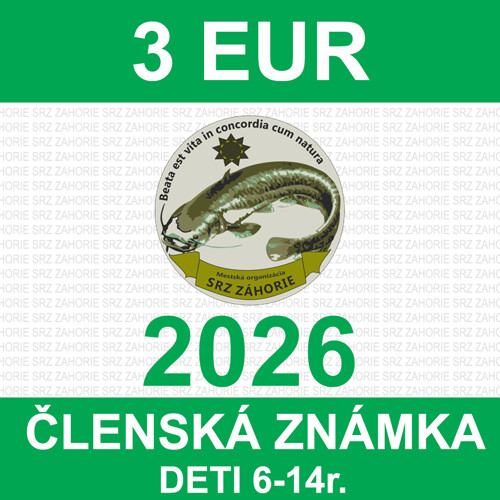 1. DETI 6-14 r. - členská známka 2026