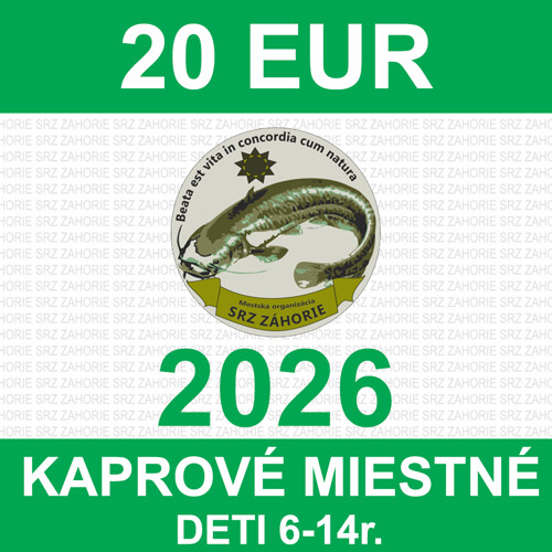 2. DETI 6-14 r. - kaprové miestne povolenie 2026