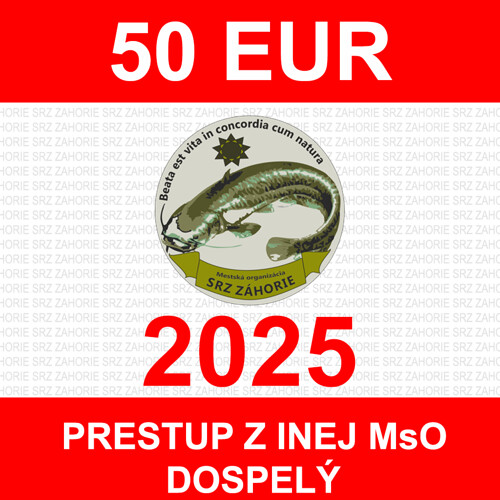 0.1  DOSPELÝ - Poplatok za prestup z inej MsO do MsO Záhorie 2026