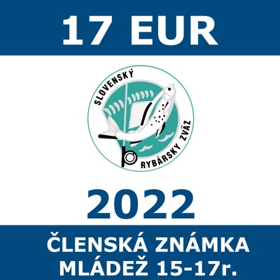 3.1 MLÁDEŽ 15-17 r. - členská známka 2022