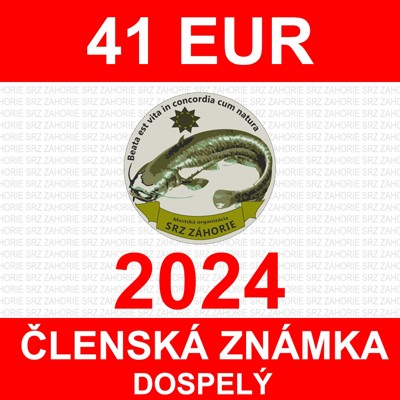 1. DOSPELÝ - členská známka 2024