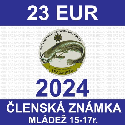 1. MLÁDEŽ - zápisné, členský príspevok a členský preukaz 2024 - nový člen...