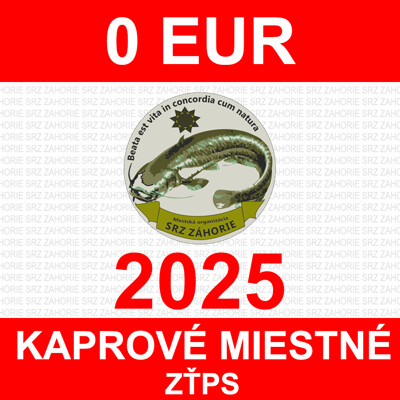 4. DOSPELÝ - kaprové miestne povolenie ZŤPS 2025