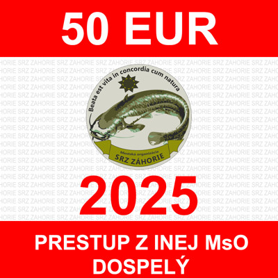 0.1  DOSPELÝ - Poplatok za prestup z inej MsO do MsO Záhorie 2026