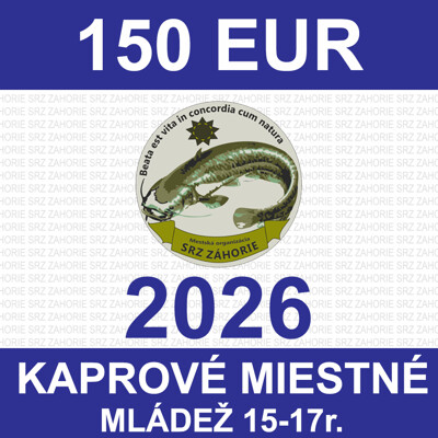 1. MLÁDEŽ 15-17r. - kaprové miestne povolenie pre člena z inej organizácie 202...