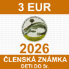 1. DETI do 5 r.- členská známka 2026