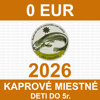 2. DETI do 5 r.- kaprové miestne povolenie 2026