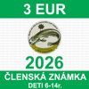 1. DETI 6-14 r. - členská známka 2026