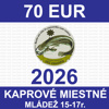 2. MLÁDEŽ 15-17 r. - kaprové miestne povolenie 2026