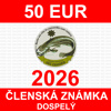 1. DOSPELÝ - členská známka 2026 + mimoriadna členská známka SRZ RADA Žilina 5€