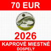 2. DOSPELÝ - kaprové miestne povolenie 2026