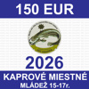 1. MLÁDEŽ 15-17r. - kaprové miestne povolenie pre člena z inej organizácie 2026